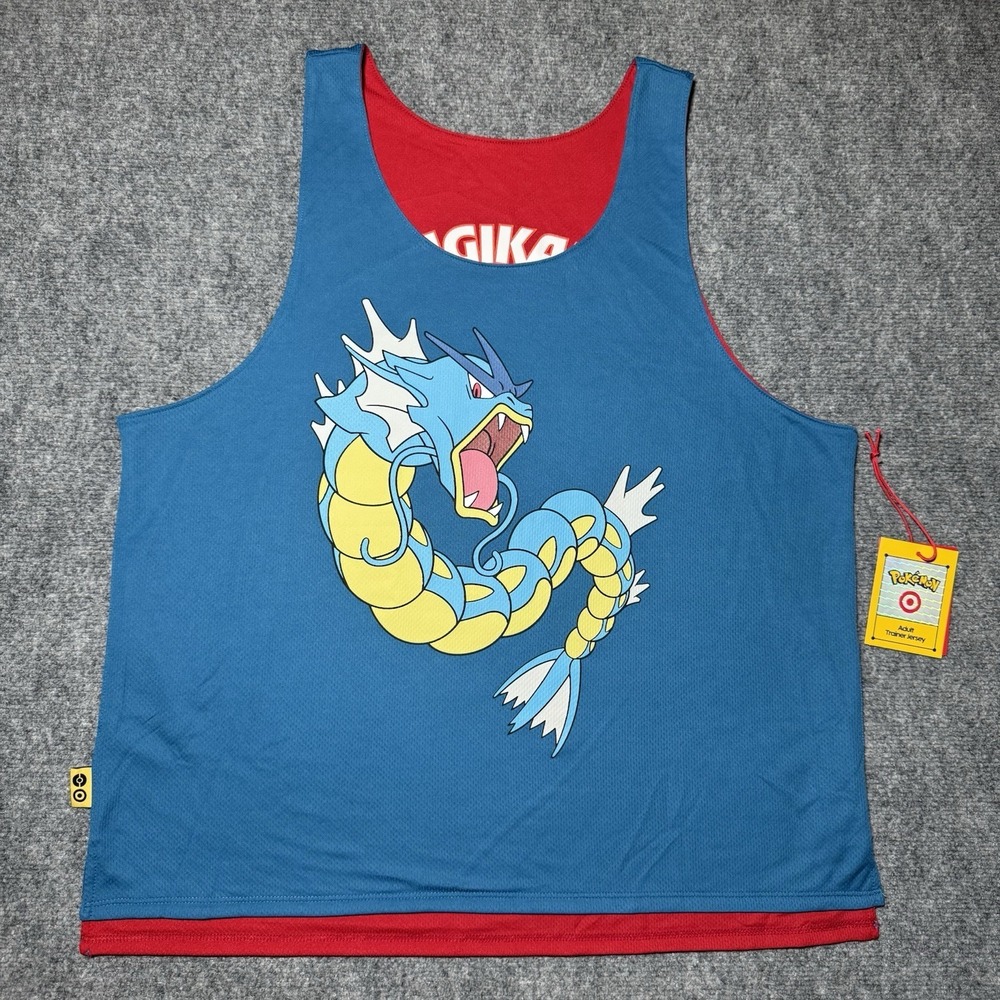 Reversible Jersey Pokemon X Target Magikarp Gyarados Size Adult Medium NEW NWT